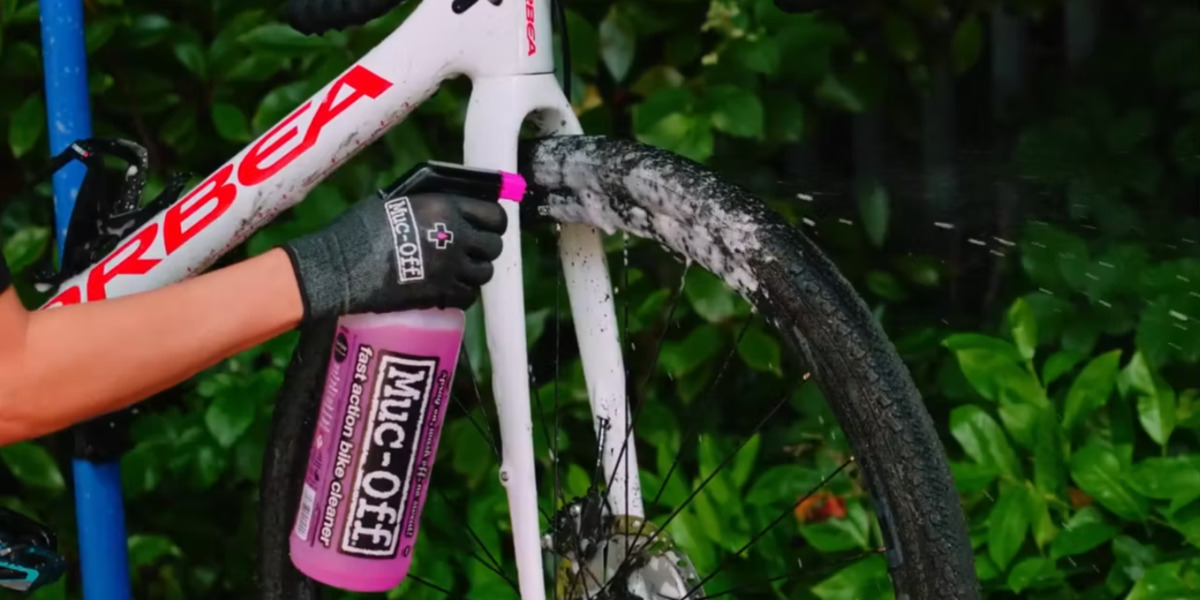 Bike Being Washed